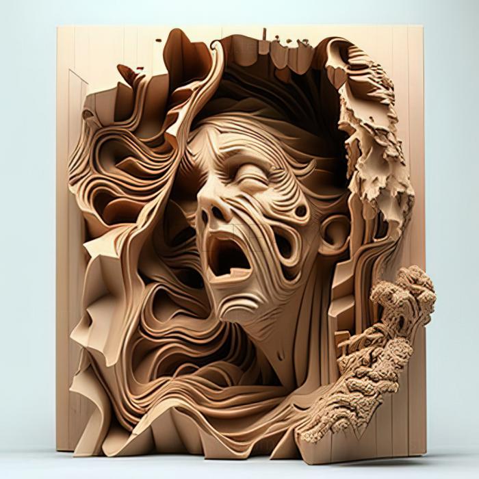3D модель Джереми Сэмс, американский художник (STL)